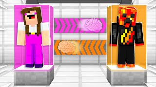 I Transformed into Noob1234s Girlfriend Brain Swap Challenge [upl. by Neirol]