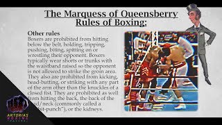 The Original Rules of Boxing The Marquess of Queensberry Rules of Boxing  Artorias Boxing [upl. by Winson]