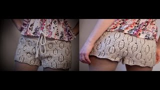 Tutorial Patrón pantalón short crochet o ganchillo paso a paso [upl. by Reena324]