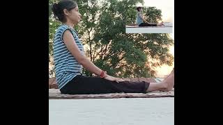 mahilaon ke liye yogasan beginners🧠💆महिलाओं के लिए योगासन शुरुआती🧠💆15day challange 1day please join🧠 [upl. by Einad]