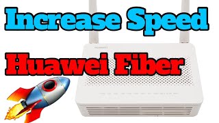 How to FIX your slow internet speed Huawei Fiber modem EG8145V5 in 1 Minute [upl. by Folly]