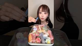 ワックスボトルキャンディ🍬ASMRmukbangwaxbottlecandy [upl. by Mairym]