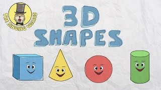 3D Shapes Song  Shapes for kids  The Singing Walrus [upl. by Leifer]