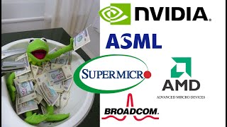 MILLION DOLLARS IN AI STOCKS NVDA SMCI AMD ASML AVGO [upl. by Nilyak877]