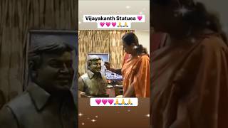 Vijayakanth Statues vs Premalatha legend dmdk vijayakanth vijayakanthsongs premalatha [upl. by Anaic]