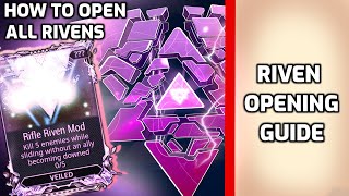 Riven Challenges  How to open ALL Rivens  Beginners Warframe guide [upl. by Burnaby]