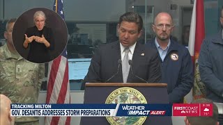 Gov DeSantis update on Floridas response to Hurricane Milton [upl. by Ajiram]