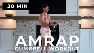 30 Min Full Body Dumbbell Complexes AMRAP Workout [upl. by Adamok231]