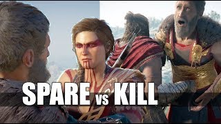 Kassandra amp Alexios  Spare VS Kill Nikolaos All Choices  Assassin’s Creed Odyssey [upl. by Zoa296]