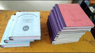 How to bind a book with staples saddle stitch binding [upl. by Bannasch173]