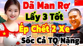 Dã Man Rợn 3 Tốt Ép Chớt 2 Xe Sốc Cả TQ Cờ Tướng Hay [upl. by Annelak12]