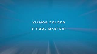 Vilmos Foldes  3 Foul Master 2017 Cole Dickson 9 Ball [upl. by Aikemat61]