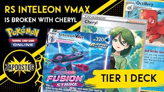 Rapid Strike Inteleon VMAX Deck Is TIER 1 With Fusion Strike Pokemon TCG [upl. by Kayla]