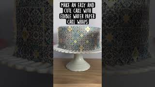 Edible wafer paper sheets for cake decorating [upl. by Dedie]