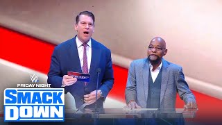 John Bradshaw Layfield and Teddy Long introduce the third round picks of the WWE Draft  WWE on FOX [upl. by Darra]