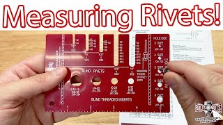 How To Measure Rivets amp Rivet Nuts Using a Rivet Gauge Tool [upl. by Sherrer]