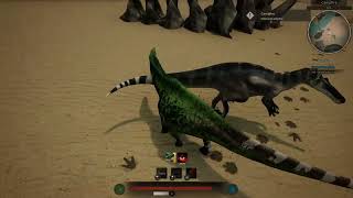 Amargasaurus Vs Suchomimus  Path of Titans [upl. by Drucilla260]