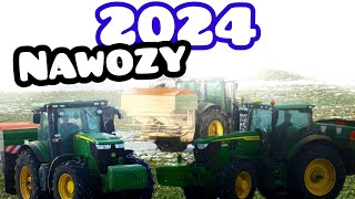 Nawozy 2024🔥John Deere 7280R 6R175 [upl. by Klarika784]