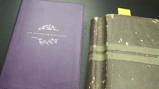 Unboxing and Comparison of 2nd and 3rd Edition of NLT Life Application Study Bible [upl. by Eirrehc163]