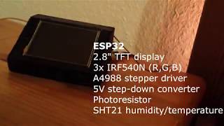 ESP32 RGB Room  Heater control wifischeduled [upl. by Roland]