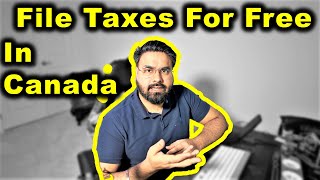 How To File Taxes In Canada For FREE 😲  Canada Couple [upl. by Edasalof]