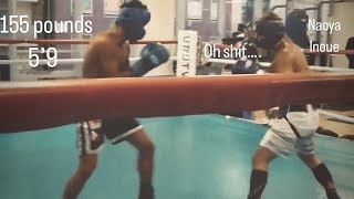 Rare Footage Naoya Inoue Get Tested 😳 In Sparring by Undefeated Welterweight [upl. by Origra]