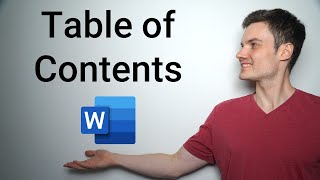 How to Make Table of Contents in Word [upl. by Raycher]