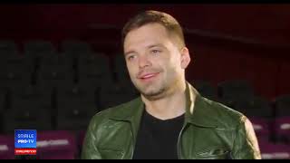 Sebastian Stan interview speaking Romanian no translation 😔 [upl. by Ethbinium71]