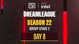 DreamLeague Season 22  Stream A Day 8 [upl. by Nallad]