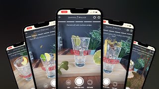 Augmented Reality Mixology Experience  Johnnie Walker [upl. by Morocco861]