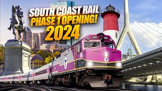 South Coast Rail 2024  Phase 1 Opening 🚂❤️ [upl. by Nissie]