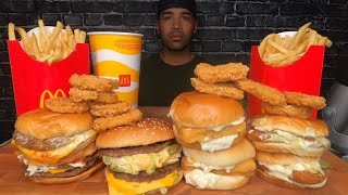 ASMR NO TALKING MCDONALDS MUKBANG [upl. by Iy]