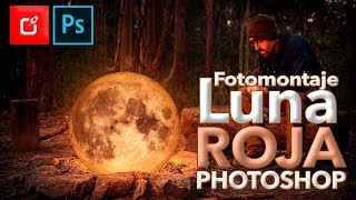 🔴 Como Hacer FOTOMONTAJES en PHOTOSHOP Luna Llena  Tutorial ⭐⭐⭐⭐⭐ [upl. by Darn]