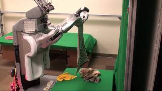 50X Autonomously folding a pile of 5 previouslyunseen towels [upl. by Robbert]