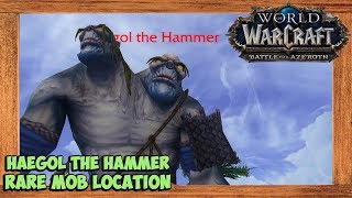 World of Warcraft Haegol the Hammer Rare Mob Location [upl. by Jelena694]