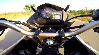 Suzuki VStrom 650XT Highway Ride Braking Test Raw Footage DinosVlogs [upl. by Llarret665]