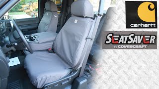 2009 Silverado 2500HD Carhartt CoverCraft Seat Covers [upl. by Rhines582]