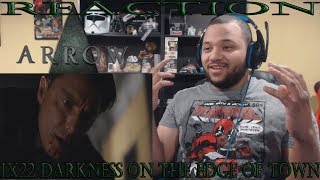 Arrow  1x22  Darkness on the Edge of Town  REACTION [upl. by Ahsinnod]