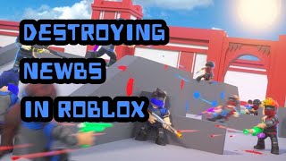 I DESTROY everyone in Roblox BIG Paintball [upl. by Ardnasella]