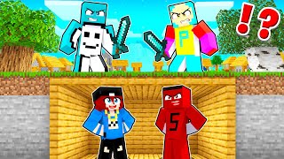 MANHUNT ama HİLE İLE TROLLÜYORUM   Minecraft [upl. by Ecirtnas]