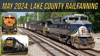 Action Packed Railfanning Across Lake County Ohio Heritage Units SD402s amp More [upl. by Hax]