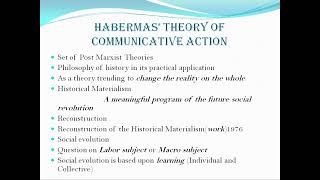 Habermas and Communicative Action Theory Detail Concept Explain in Urdu [upl. by Aramois]