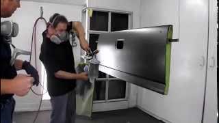 PART 2 how to spray metallic basecoat with Kevin Tetz [upl. by Matt]