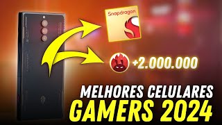 TOP 6 celulares GAMERS para JOGAR EM 2024 1 milhão no AnTuTu [upl. by Salman]