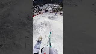 GoPro  World Cup Mogul Skiers POV 🎬 Rasmus Stegfeldt Shorts Skiing [upl. by Loyce665]