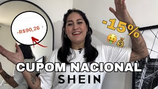 NOVO CUPOM PARA COMPRAS NACIONAIS DA SHEIN [upl. by Susej740]