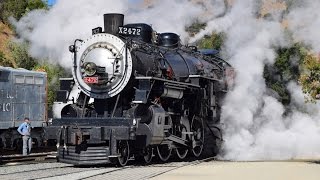 Southern Pacific 2472s Final Day of Steam on the Niles Canyon Railway [upl. by Acirretahs580]