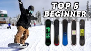 Top 5 Beginner Snowboards 2024  Board Archive [upl. by Vanny]