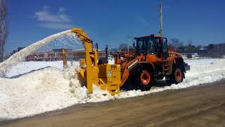 Vohl VL275 Loader Mounted Snow Blower  Souffleuse à neige amovible Vohl VL275 [upl. by Tjaden]