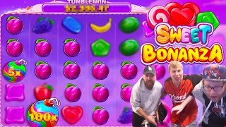 MY RECORD WIN ON A SWEET BONANZA SLOT BONUS [upl. by Sitnik365]